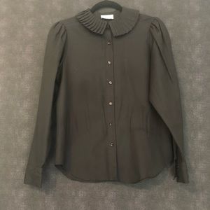 VINTAGE▪️Levi Strauss Black Button Down Blouse